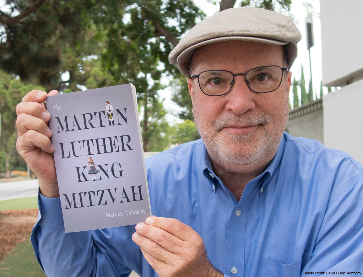 Mathew Tekulsky with MLK book